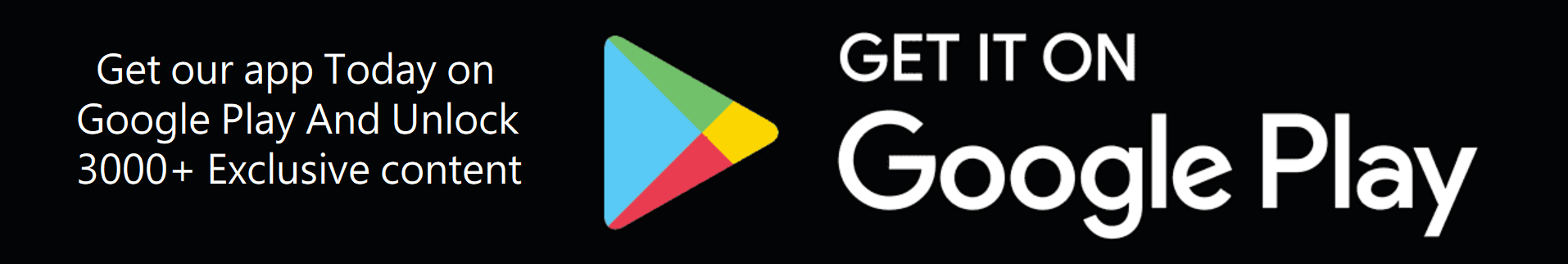 Get our app on Google play